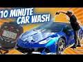 HOW TO WASH A CAR FASTER Car Wash in 10 minutes or less