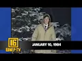 Newswatch 16 for January 10 1984 From the WNEP Archives