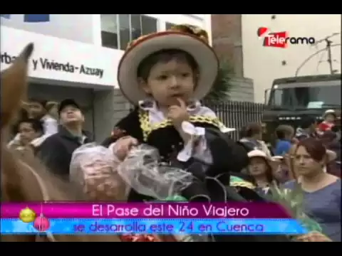 El pase del Niño Viajero se desarrolla este 24 en Cuenca