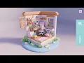 Create a Cute Award-Winning Room Portfolio with Three js and Blender Beginner Course