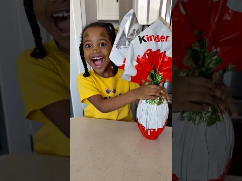 Gigi gets a Giant Chocolate 🍫 Egg Surprise
