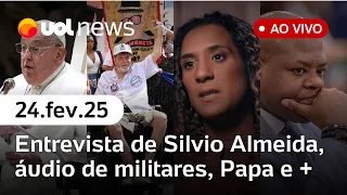 Silvio Almeida fala pela 1ª vez após demisão; Marcelo Rubens Paiva agredido, saúde do Papa |UOL News