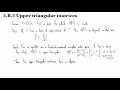 5 B 3 Upper triangular matrices