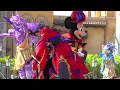 【4K】 TDS ザ・ヴィランズ・ワールド 2017 / The Villains World 2017【9/10 ミキ広左石垣より※２ステ ミニー登場以降】