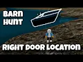 How to Find Right Door location in Vehicle Legends Roblox Barn hunt