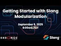 Getting Started with Slang Modularization
