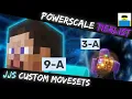 We Used a POWERSCALE TIER LIST to Decide Movesets in JJS JJS Skill Builder