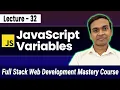 JavaScript Variables Data Types in Hindi Full Stack Web Development Course