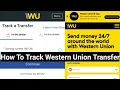 How to track western union transfers