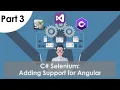 Part 3 C Selenium POM Framework Tutorial Adding Support For AngularJS
