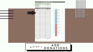How to make a Fundraising Thermometer