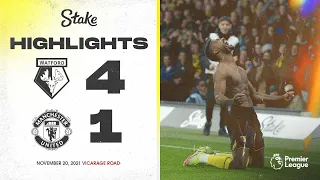 hornets hit united for four watford 4 1 manchester united extended highlights