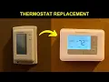 Troubleshooting and replacing an air conditioner thermostat