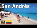 San Andres Colombia - 4K Beach Walking Tour