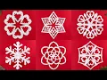 Easy DIY Paper Snowflake Tutorial How to Make 6 Snowflakes from A4 or Letter Size Paper