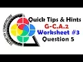 G-C A 2 Worksheet - Hint
