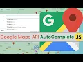 How to Code Autocomplete Cities Using Google Maps Places API for Input Fields in Javascript