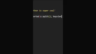 Sort Words by Length in Python
