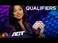 Download Lagu Anna Deguzman performs her most SURPRISING card magic! | Qualifiers | AGT 2023