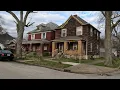 Driving Around Downtown Terre Haute Indiana in 4k