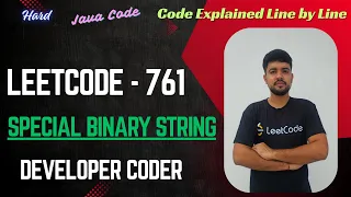 Special Binary String LeetCode 761 Recursion Java Code Developer Coder