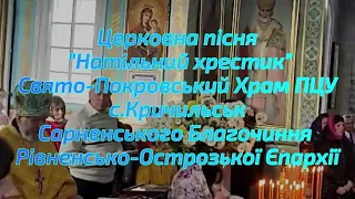 Церковна пісня Натільний хрестик Свято Покровський Храм ПЦУ с Кричильськ Рівне Острозької Єпархії 
