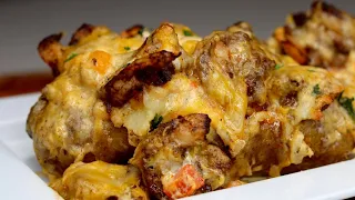 You ll Never Make Baked Potato Any Other Way Jerk Shrimp Stuffed Loaded Baked Potato Must Try