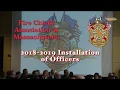 2018 Fire Chiefs Association of MA 2018-19 installation of Officers