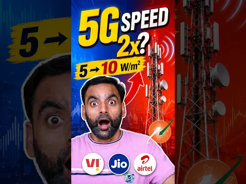 DOUBLE 5G Speed in India ? 😳 New 5G Rule Explained #shorts