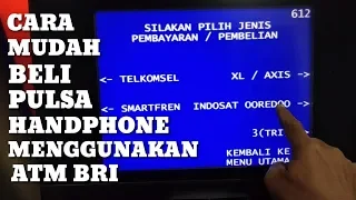 CARA ISI PULSA LEWAT ATM [ATM BNI KE TELKOMSEL]. 