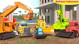 Download Belajar Tentang Konstruksi Bersama Wayne the Bulldozer \u0026 Jake the Skid Steer! | A DAY AT WORK MP3