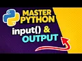 Python Input Output Explained in 8 Minutes Beginner Friendly