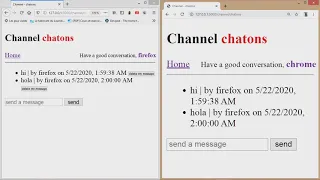 Project 2 - Web Programming with Python and JavaScript Creation of an online messaging service