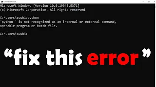 How to Fix Python Not Found Error in CMD Step-by-Step Guide