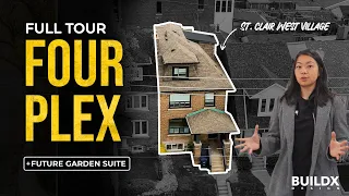 toronto multiplex tour inside a completed 4 plex future garden suite