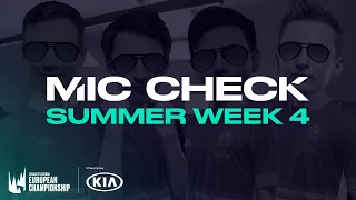 Kia #LEC Mic Check: Week 4 (Summer 2020)
