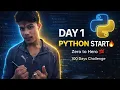 Day 1 Python Introduction 100 Days Python Challenge Zero to Hero