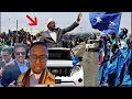 Lagu DEG DEG: Kabtan Ayuub Oo Farmaajo Si Cajiib Ah Ugu Soo Dhaweeyay Muqdisho