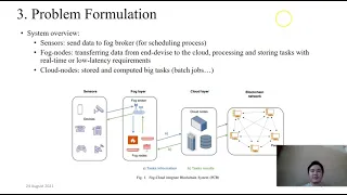Presentation for paper Multi-objective SSA for Task Scheduling in Fog-Cloud-Blockchain Systems