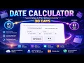 Date Calculator Days Between Dates Add Days Free Online Tool