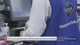 Sam s Club holding Heroes Hours