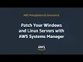 Patching for your Amazon EC2 Instances