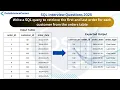 SQL Interview Question 2025 Retrieve the first and last order for each customer