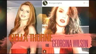 Celebrity Lookalikes Bella Thorne and Georgina Wilson