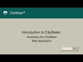 CityWater Accessing the CityWater Web Application