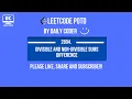 Leetcode 2894 Divisible and Non-divisible Sums Difference POTD 27 May Math