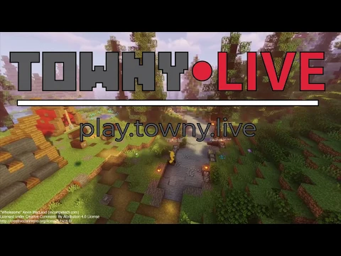 Minecraft server video for TownyLIVE