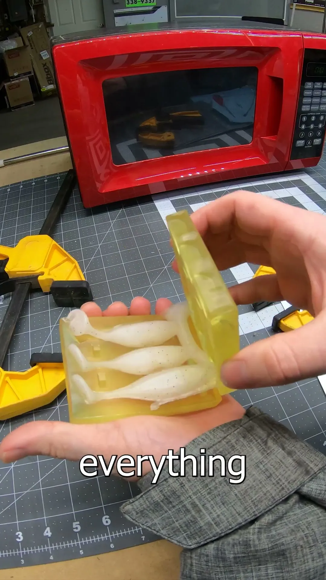 Fishing Lure Mold - Baby White Bass