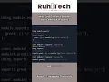 Node JS exports and module exports in Nodejs