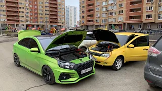 Поставил диски от весты в калину!